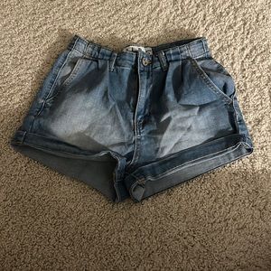 indigo rein mom jean shorts